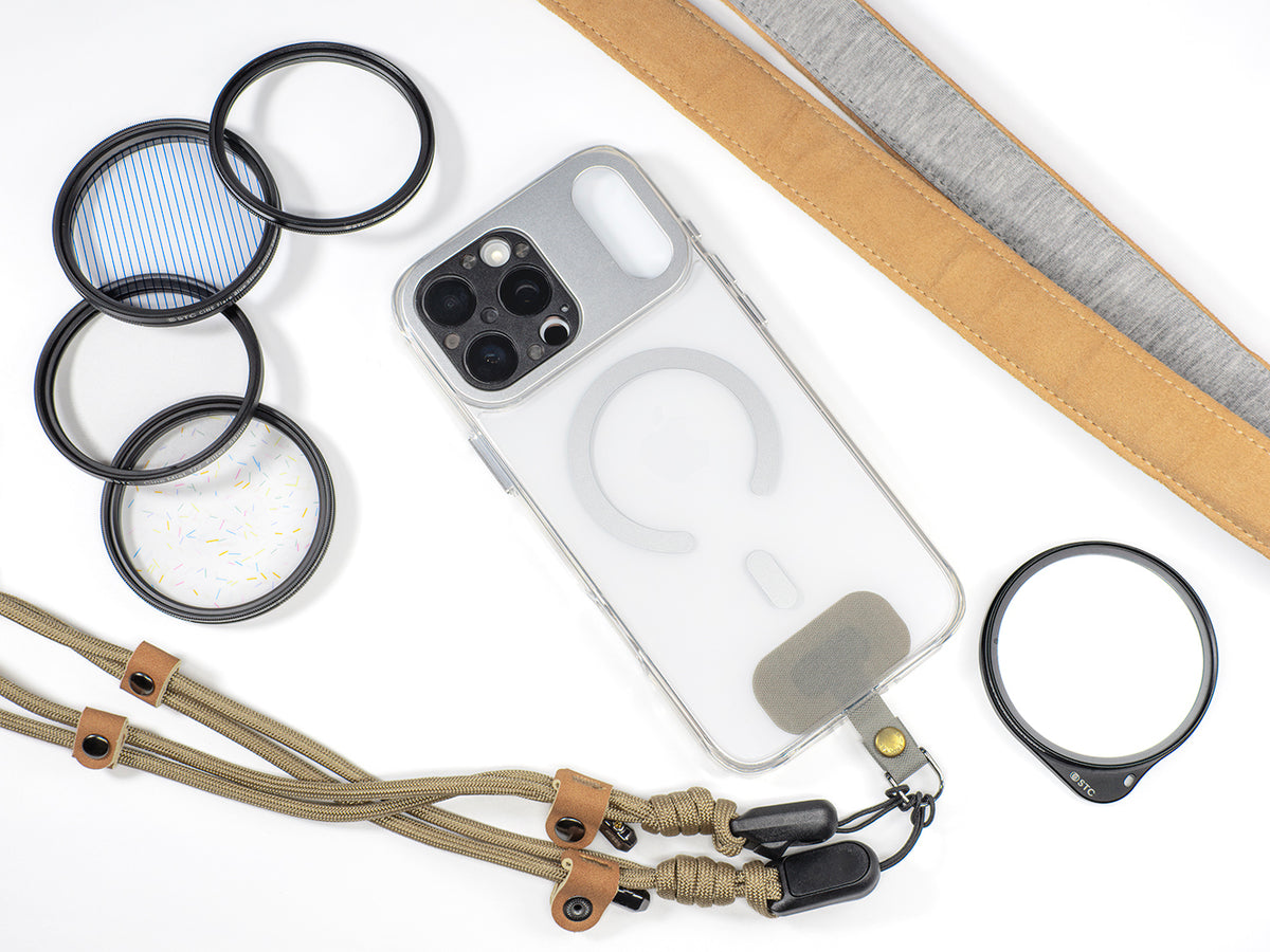 STC × Jouer8 Plant-Fiber Antibacterial Camera Strap | Wrist Strap / Shoulder Strap — Morandi 3 Colors