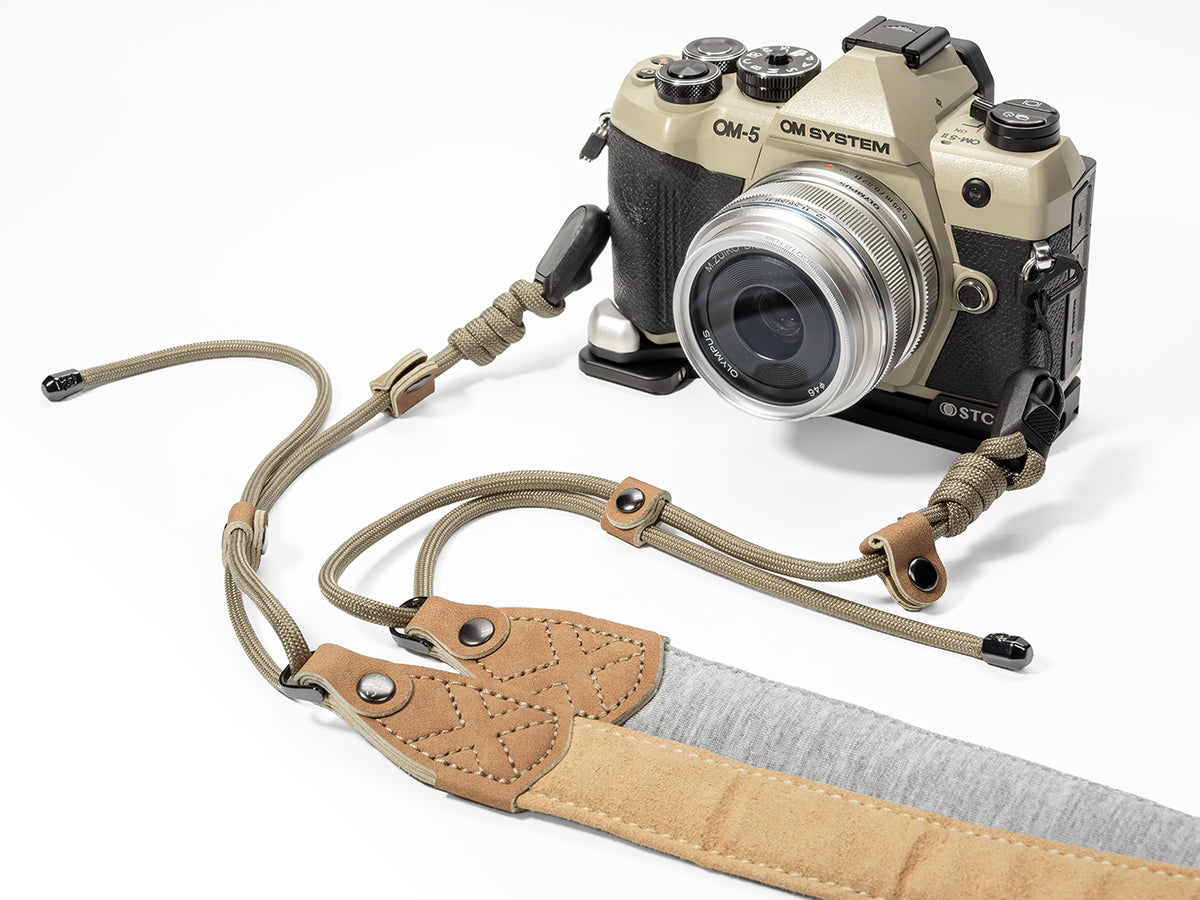 STC × Jouer8 Plant-Fiber Antibacterial Camera Strap | Wrist Strap / Shoulder Strap — Morandi 3 Colors