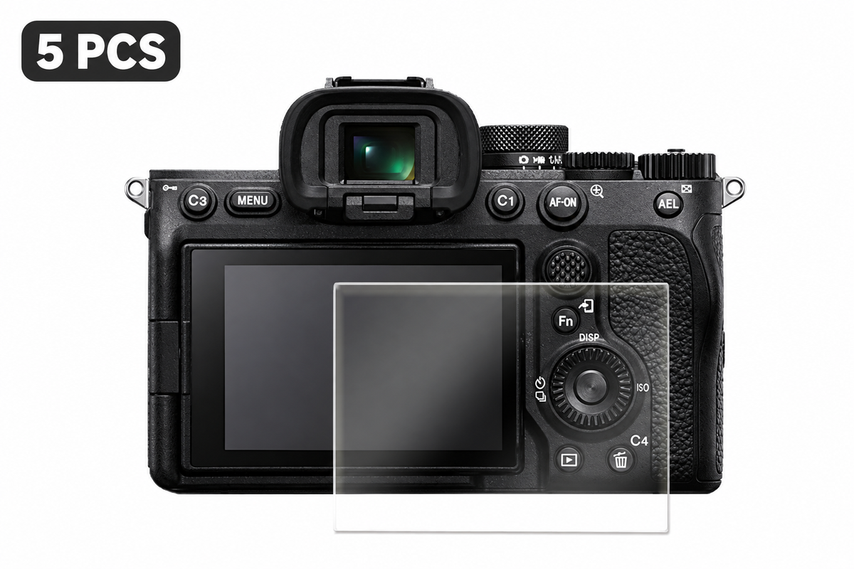 STC Ultrarmor tempered glass protector for Sony cameras with 5 PCS badge