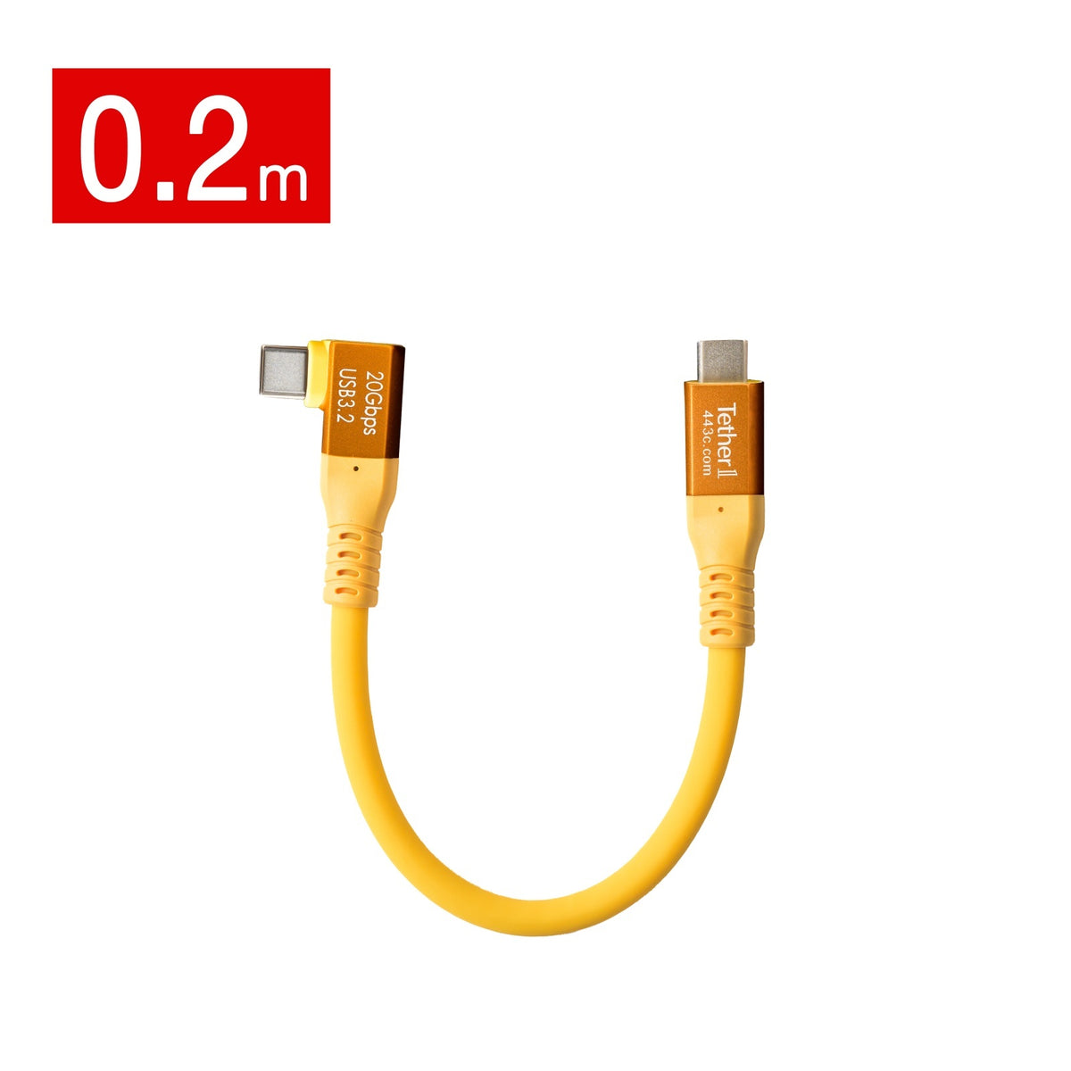 TETHER ONE PD USB-C High-Speed Glow-in-the-Dark Tethering Cables | Tough Guard Cable Support Plate
