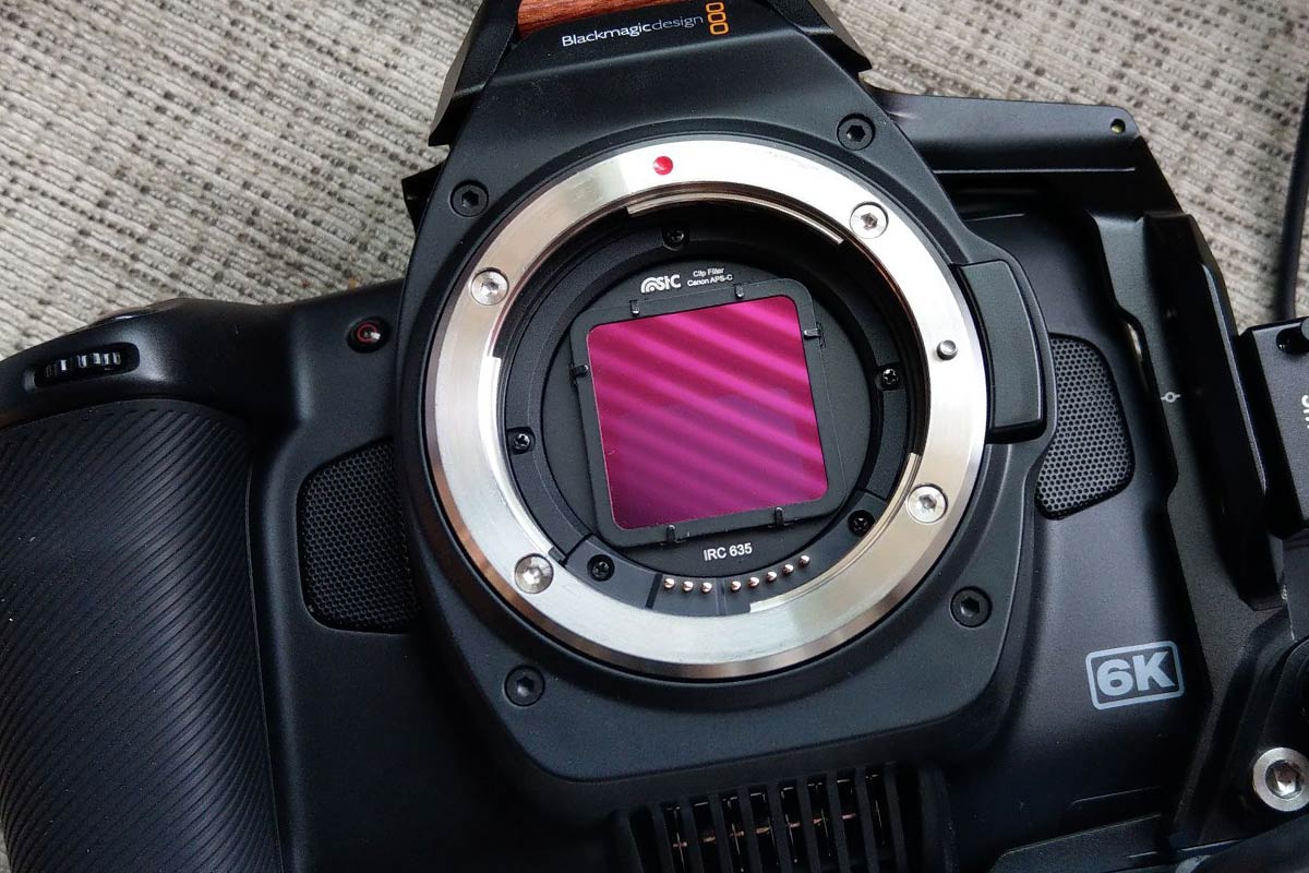 Clip Filter Set + Aerospace-grade Metal Case for Canon APS-C, BMPCC 6K and 6K pro cameras